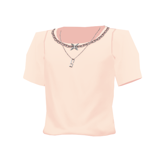 【男性アバター用】ネックレスTシャツ